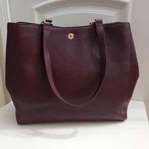 Dagne Dover Large Oxblood Allyn Business Tote